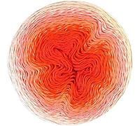 Scheepjes Hilo De Lana Whirl, 1000 Metros Longitud, Fresas y Gritos