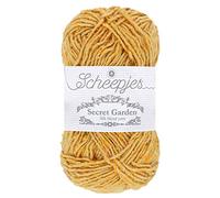 Scheepjes Jardín Secret Garden Yarn, Seda, 734 Picket Fence, 10x50g, 10