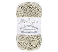 Scheepjes Jardín Secret Garden Yarn, Seda, 736 Bird Bath, 10x50g, 10