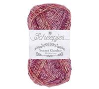 Scheepjes Jardín Secret Garden Yarn, Seide, 706 Blossom, 10x50g, 10