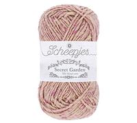 Scheepjes Jardín Secret Garden Yarn, Seide, 735 Wishing Well, 10x50g, 10