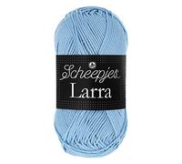 Scheepjes Larra 50g 07408 Azul Hilo de Tejer y Ganchillo