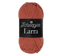 Scheepjes Larra 50g - 07429 Bruna Hilo de Algodón Mercerizado