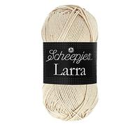 Scheepjes Larra Hilo de Algodón Mercerizado Beige 50g