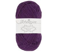 Scheepjes Linen Soft 1x50g - 602 Púrpura, Hilos para Tejer y Crochet