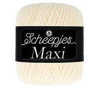 Scheepjes Maxi 1x100g - 130 Old Lace, Hilo para Tejer y Crochet