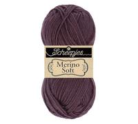Scheepjes Merino Soft 1x50g - 637 Seurat, Morado Hilo de Tejer y Ganchillo