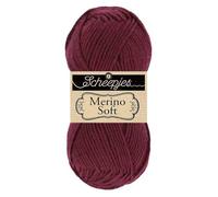 Scheepjes Merino Soft 1x50g - 652 Modigliani, Red Knitting & Crochet Yarn