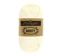 Scheepjes MIGHTY 1x50g - 758 Volcán, Ecru Hilos de Tejer y crochetear