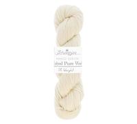 Scheepjes Nakid S Lana Pura sin teñir DK 100g 004 Blanco