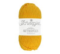 Scheepjes - Scheepjes 038 Brasov Rapsgelb Metropolis Calcetín lana - 1x50g