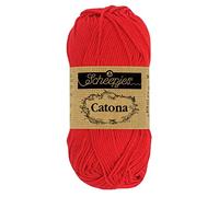 Scheepjes - Scheepjes 115 Caliente Rojo Catona Hilo - 10x50g