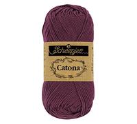 Scheepjes - Scheepjes 394 Sombra Púrpura Catona Hilo - 1x25g