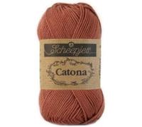 Scheepjes - Scheepjes 504 Ladrillo Rojo Catona Hilo - 1x25g