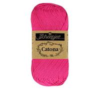 Scheepjes - Scheepjes 604 Neón Rosa Catona Hilo - 10x10g