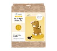 Scheepjes - Scheepjes Amigurumi Kit de Crochet Gato & Ratón Juguete - 1 Juego