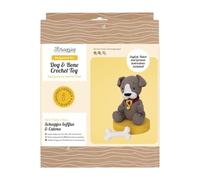 Scheepjes - Scheepjes Amigurumi Kit de Crochet Perro & Hueso Juguete - 1 Juego