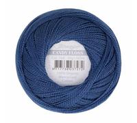 Scheepjes - Scheepjes Candy Floss 164 Light Navy (165m) Orgánico Mercerizado Algodón Hilo - 1x20g