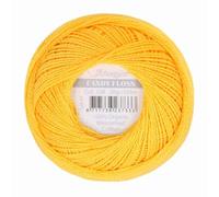 Scheepjes - Scheepjes Candy Floss 208 Yellow Gold (165m) Orgánico Mercerizado Algodón Hilo - 1x20g