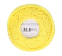 Scheepjes - Scheepjes Candy Floss 280 Lemon (165m) Orgánico Mercerizado Algodón Hilo - 1x20g