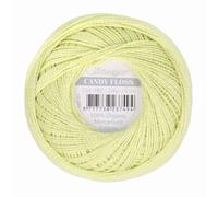 Scheepjes - Scheepjes Candy Floss 392 Lime Juice (165m) Orgánico Mercerizado Algodón Hilo - 1x20g