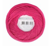 Scheepjes - Scheepjes Candy Floss 413 Cherry (165m) Orgánico Mercerizado Algodón Hilo - 1x20g