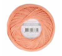 Scheepjes - Scheepjes Candy Floss 524 Apricot (165m) Orgánico Mercerizado Algodón Hilo - 1x20g