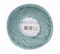 Scheepjes - Scheepjes Candy Floss 528 Silver Blue (165m) Orgánico Mercerizado Algodón Hilo - 1x20g