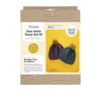 Scheepjes - Scheepjes Kit Básico de Tejer Gorro con Pompón Bobble Beanie - 1 Juego