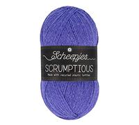 Scheepjes Scrumptious Yarn, poliéster Reciclado 50% acrílico, 316 Grape Jelly, 5x100g, 5