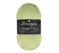 Scheepjes Scrumptious Yarn, poliéster Reciclado 50% acrílico, 337 Key Lime Pie, 1x100g