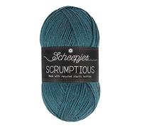 Scheepjes Scrumptious Yarn, poliéster Reciclado 50% acrílico, 357 Fresh Berries Panna Cotta, 1x100g