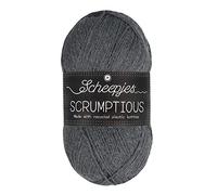 Scheepjes Scrumptious Yarn, poliéster Reciclado 50% acrílico, 372 Chia Seed Pudding, 1x100g