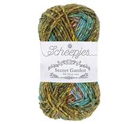 Scheepjes Secret Garden 1x50g - 701 Hidden Pathway, Verde, Azul y Amarillo