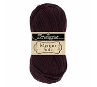 Scheepjes Soft Yarn, 50% Lana Merino superlavado Microfibra 25% Mezcla de acrílico, 650 Velázquez, 1x50g