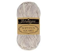 Scheepjes Softfun Aquarel 1x50g - 804 Cloudescape, Gris, Hilo para Tejer y Crochet