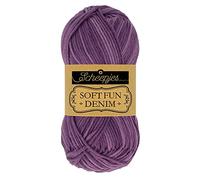 Scheepjes Softfun Denim Yarn, 515, 1x50g