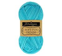 Scheepjes Softfun Denim Yarn, 500, 1x50g