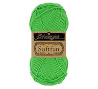 Scheepjes Softfun Hilo, Algodón Acrílica, 2517 Kelly, 1x50g