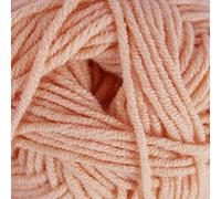 Scheepjes Softfun Yarn, 60% algodón, 40% crilenka, 2466 Peach, 1x50g
