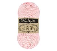Scheepjes Stone Washed 50g - 820 Rose Quartz, algodón y acrílico