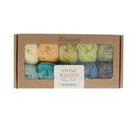 Scheepjes Stone Washed Color Pack 10x25g - Geel, Oranje, Blauw