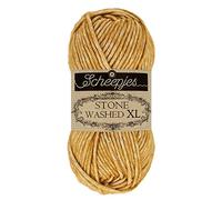 Scheepjes Stone Washed XL 1 unidad 50 g - 849 Jaspe Amarillo