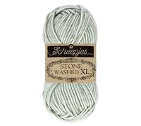 Scheepjes Stone Washed XL 50 g Gris 854 Cuarzo cristal hilo mezcla algodón y acrílico para ganchillo y punto - 1 unidad