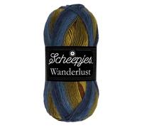 Scheepjes Wanderlust 1x100g - 460 Nueva York, Acrílico, Verde