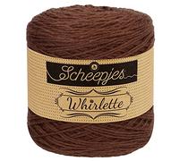Scheepjes Whirlette 100g - 863 Chocolate, Hilo para Tejer y Crochet