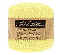 Scheepjes Woolly Whirlette Hilo, Algodón, 571 Custard, 5x100g, 5