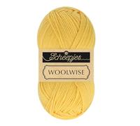 Scheepjes Woolwise 100g - 716 Trigo Dorado, Hilo de Lana para Tejer y Crochet