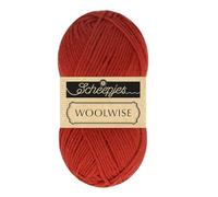Scheepjes Woolwise 100g 733 Castaño Lana Superwash Merino para Tejer y Crochet