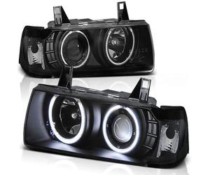 Scheinfer CCFL Angel Eyes Tuning Tec Para BMW 3er E36 Cabrio Coupe 90-99 Schw
